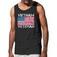 Vietnam Veteran Vintage Us Flag Military Vet Gift Men Tank Top