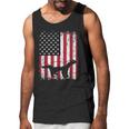 Vintage Honey Badger American Flag Animals Lover Men Tank Top