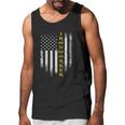 Vintage Usa Ironworker American Flag Iron Worker Patriotic Men Tank Top