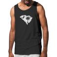 White South Carolina State Flag Men Tank Top