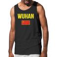 Wuhan Chinese Flag China Men Tank Top