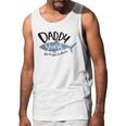 Daddy Shark Art Dad Birthday Gifts Men Tank Top