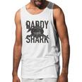 Daddy Shark Printed Graphic Dad Birthday Gifts Men Tank Top