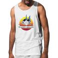 Daddy Shark On Vintage Sunset Men Tank Top