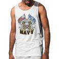 Double Flag Usn Navy Men Tank Top