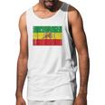 Ethiopian Flag Rasta Reggae Roots Clothing Men Tank Top