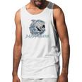 Funny Fathers Day Daddy Shark Gymer Gift Men Tank Top