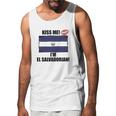 Kiss Me Im El Salvadorian Cute El Salvador Flag Men Tank Top