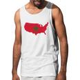 Moorish American T-Shirt America Amexem Moroccan Flag Tee Men Tank Top