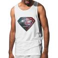 Official Philadelphia Eagles And Philadelphia Phillies Superman American Flag Layer Simpson Shirt Men Tank Top