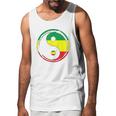 Rasta Flag Jamaica Flag Irie Peace Symbol Reggae Music Men Tank Top