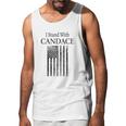 I Stand With Candace Patriot Usa Flag Men Tank Top