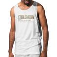 Vintage The Dadalorian Defination Like A Dad Just Way Cooler Men Tank Top