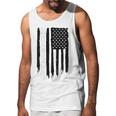 Wheel Spin Addict Silverado 1500 Truck American Flag Men Tank Top