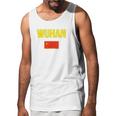 Wuhan Chinese Flag China Souvenir Men Tank Top