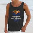 Arizona Home North Dakota Roots State Tree Flag Gift Men Tank Top