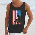 Armed Bigfoot Sasquatch Ar15 Patriotic American Flag Men Tank Top