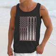 Baseballs And Bats American Flag Youth Men Tank Top