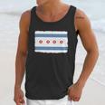 Bullet Hole Chicago Flag T-Shirts Men Tank Top