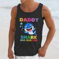 Daddy Shark Doo Doo Funny Dad Birthday Gifts Men Tank Top