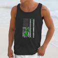 Distressed Donate Life Usa Flag Organ Kidney Donor Ribbon Men Tank Top