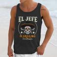 El Jefe Grilling Stand Back Funny Mexican Dad Playera Men Tank Top