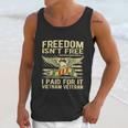 Freedom Isnt Free I Paid For It Proud Vietnam Veteran Gifts Graphic Design Printed Casual Daily Basic Men Tank Top