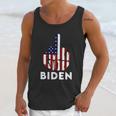 Fuck Biden Middle Finger Usa Flag Men Tank Top