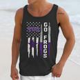 Go Tcu Horned Frogs American Flag Men Tank Top