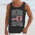 I Am A Groumpy I Served I Sacrificed I Dont Regret Veteran Men Tank Top