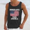Immigrants Feed America With America Flag Men Tank Top
