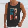 Line American Flag Electric Cable Gift Patriotic Line Gift Men Tank Top