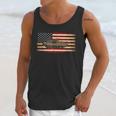 M1 Tank And American Flag Veterans Men Tank Top