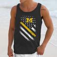 Michigan Wolverines Flag Men Tank Top