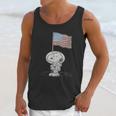 Peanuts Snoopy Astronaut American Flag 1St Step On The Moon Shirt Men Tank Top