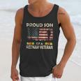 Proud Son Of Vietnam Veteran American Flag Men Tank Top