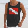 Retro Diver Down Flag Vintage Style Scuba Men Tank Top