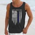 Sr Thin Blue Line Usa Protect Police Flag Army American Men Tank Top