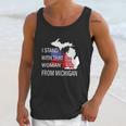 I Stand With That Woman From Michigan State American Flag Men Tank Top