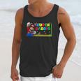 Mens Super-Daddio Funny Dad Daddy Tee Father Video Game Lovers Men Tank Top