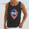 Super Salvadoran Heritage El Salvador Roots Usa Flag Men Tank Top