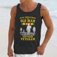 Mens Never Underestimate An Old Man Vietnam Veteran Gift Graphic Design Printed Casual Daily Basic Men Tank Top