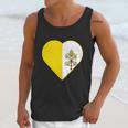 Vatican City Flag Heart Men Tank Top