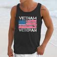 Vietnam Veteran Vintage Us Flag Military Vet Gift Men Tank Top