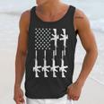 Vintage American Gun Rifle Usa Flag Men Tank Top