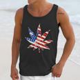 Vintage Weed American Flag 420 Men Tank Top