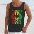 Worlds Dopest Dad Vintage Weed Leaf Cannabis Marijuana Men Tank Top