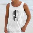 Black American Flag In Spartan Men Tank Top