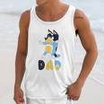 Dad Dog Cartoon Kid Anime B-Lueys Men Tank Top