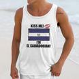 Kiss Me Im El Salvadorian Cute El Salvador Flag Men Tank Top